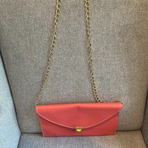 Coral Envelope Purse